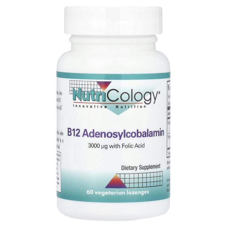 Nutricology, В12 аденозилкобаламин, Adenosylcobalamin, фолиевая кислота ...