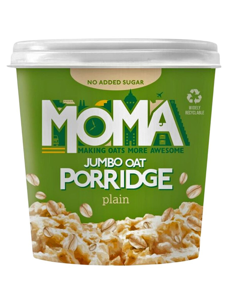 Каша MOMA Jumbo овсяная без сахара, 65 гр, Великобритания #1