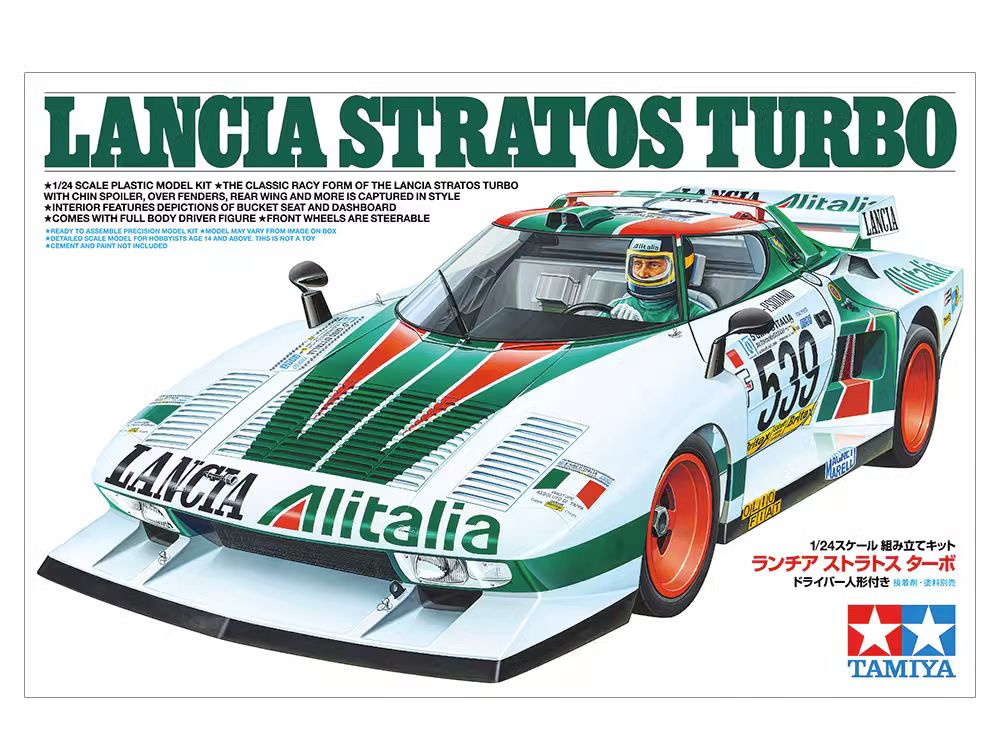 Tamiya 25210 1/24 Lancia Stratos Turbo c водителем Модель сборки автомобильный #1