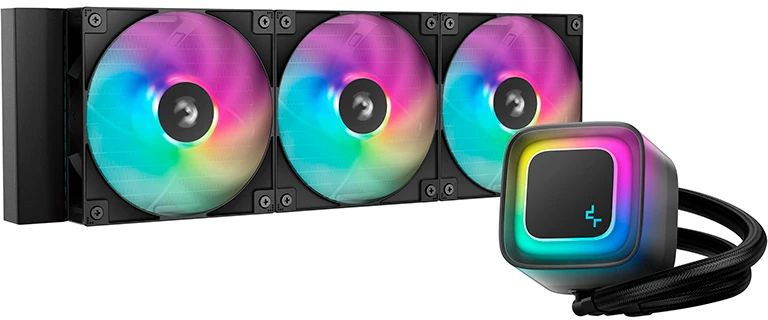 Система жидкостного охлаждения DeepCool LE360 V2 Black купить на