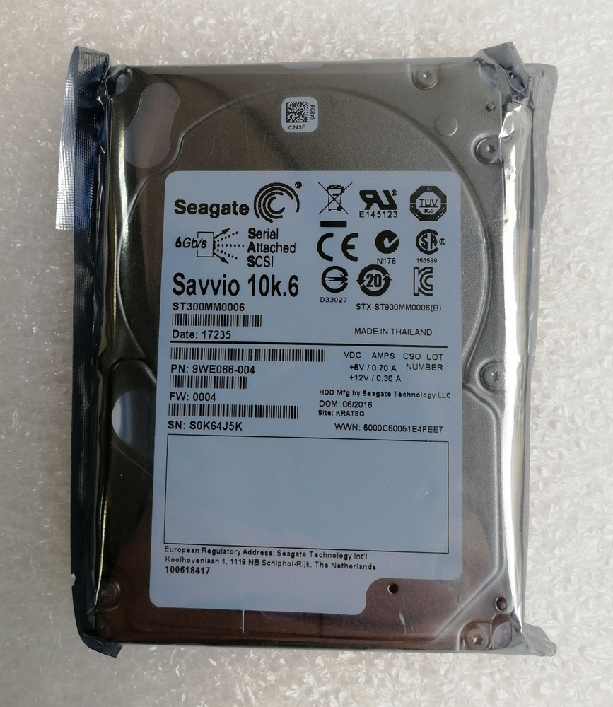 (未使用･未開封品)　Seagate Savvio 10K.6 300GB vf3p617 中古品)seagate Savvio 10K.6シリーズ ( 2.5inch / SAS 6Gb/s