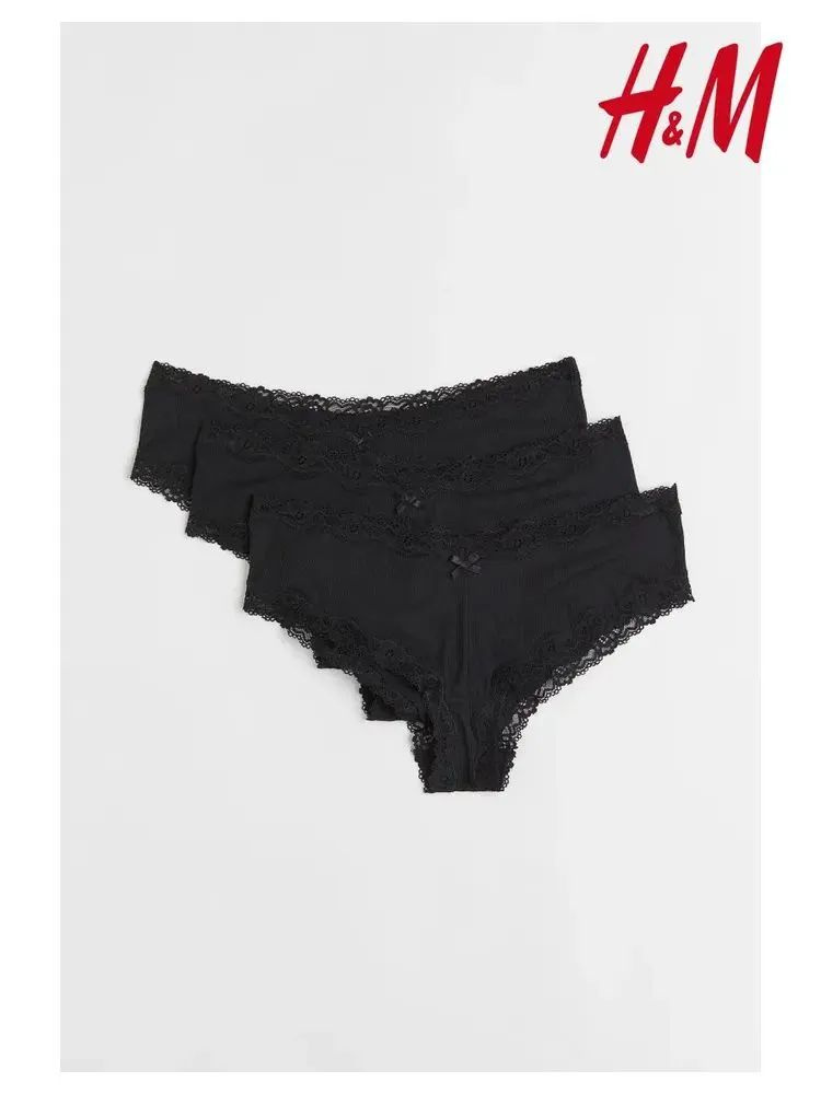 Комплект трусов хипстеры H&M, 3 шт #1