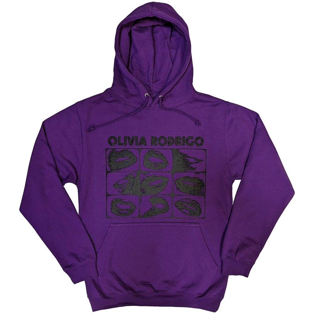 Худи Толстовка Olivia Rodrigo Threshold Lips Grid Official Unisex Hoodie Hooded Top #1