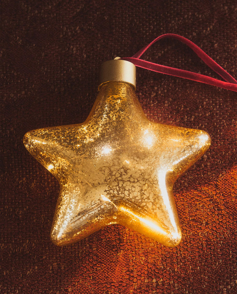 ZARA HOME Ёлочное украшение STAR DESIGN LIGHT-UP CHRISTMAS ORNAMENT ...