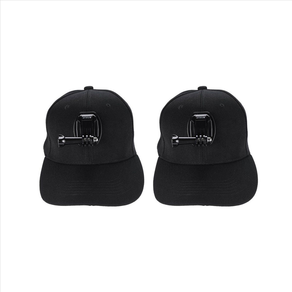 2X для Go Pro Outdoor Sun Hat Topi Baseball Cap HERO5 HERO4 Session 5 4 3 2 1 (черный) #1