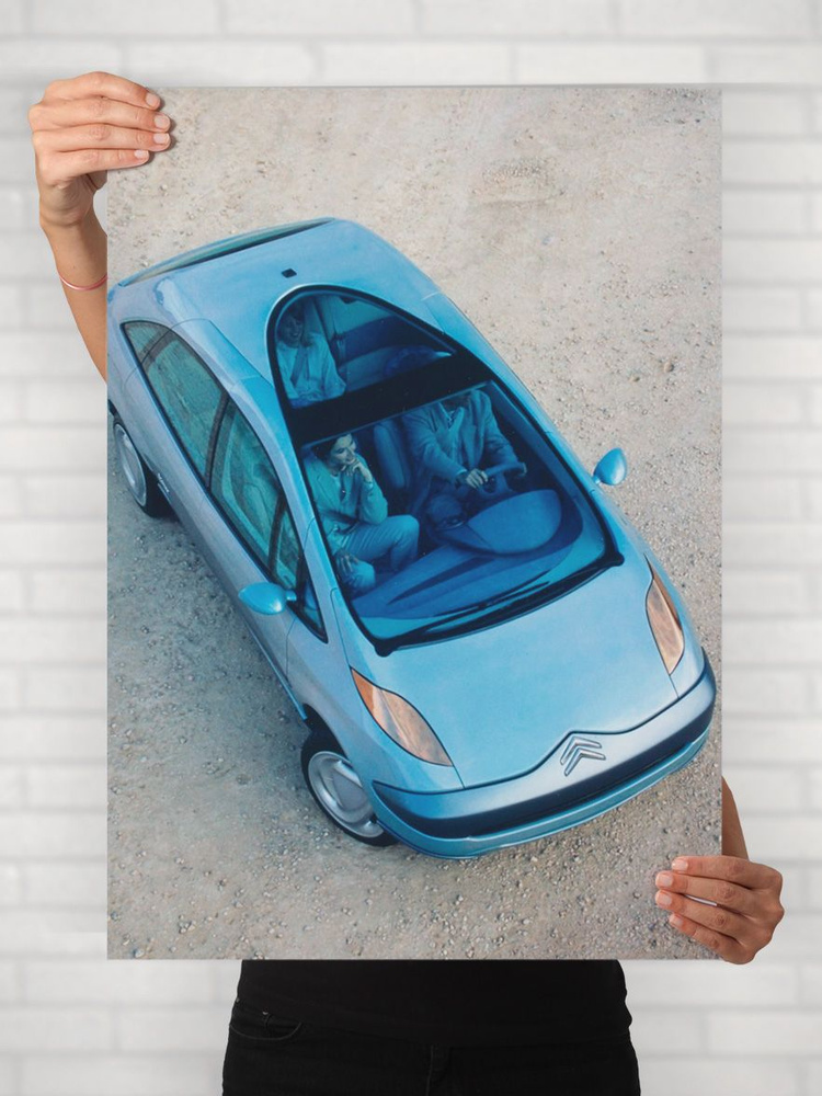 Плакат на стену для интерьера Легенды Авто (Ситроен Ксанаэ - Citroen Xanae) - Постер по машине формата #1