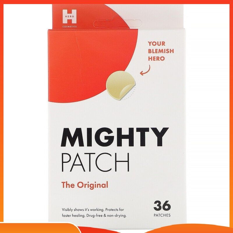 Hero Cosmetics Mighty Patch Acne 36 штук, Пластырь от прыщей /невидимый стикер от акне / лечение прыщей, #1