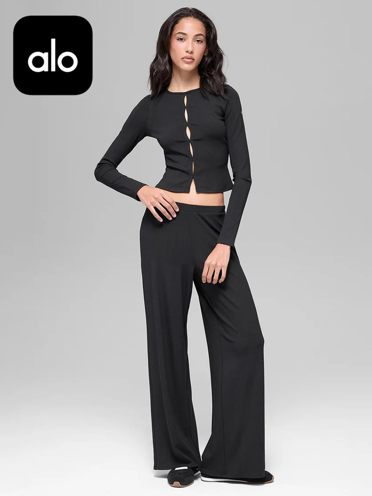 Комплект одежды Alo Yoga Mid-Rise Dreamlight Straight Pant Set #1