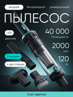 Пылесос для автомобиля беспроводной мощный ручной