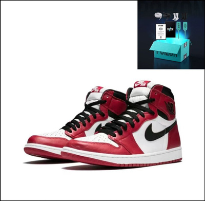 NIKE AIR JORDAN 1 CHICAGO サイズ 7cm Кроссовки Nike Air Jordan 1 Mid Chicago Toe 554724-069