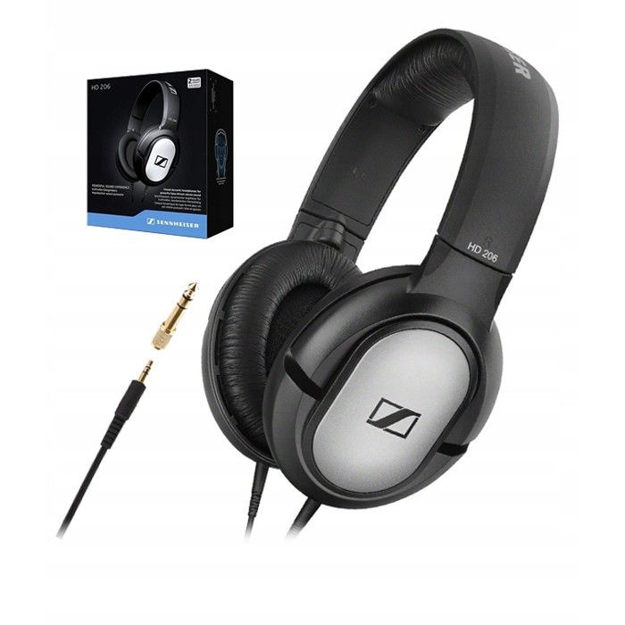 Наушники Sennheiser Hd 206 Черный Купить