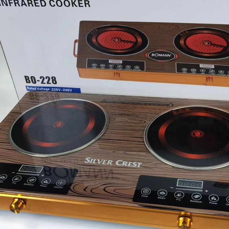 Инфракрасная настольная плита DF1, черный купить на OZON по низкой цене ...