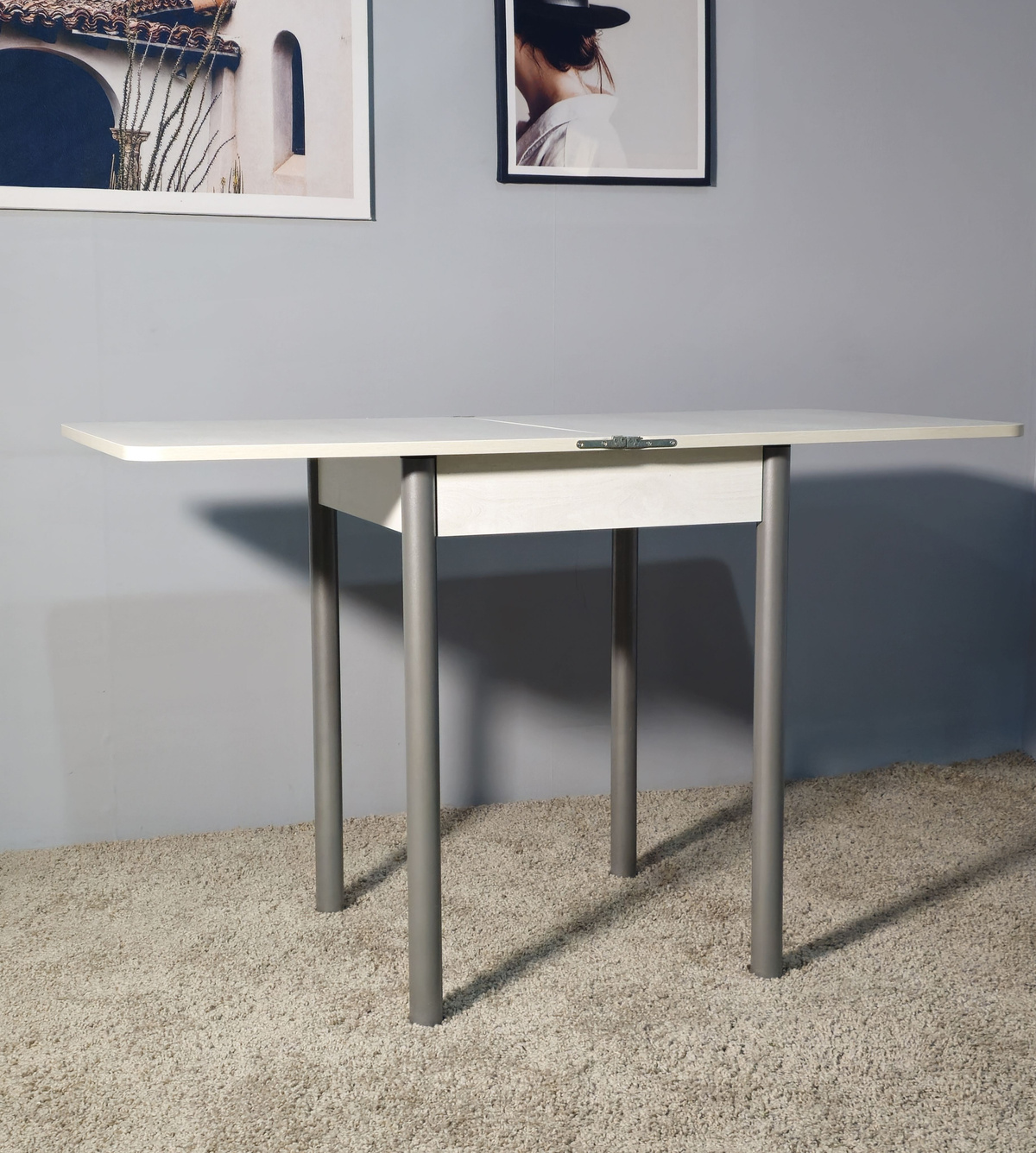 Стол обеденный Мебель Стайл Раскладной Компакт с ящиком, 80х60х75 см ...