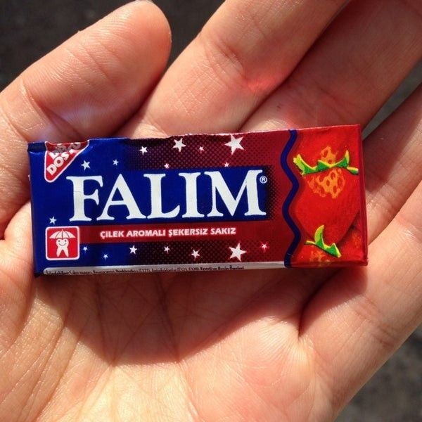 Falim жвачка для челюсти 100шт, для диабетиков, жевательная резинка без ...