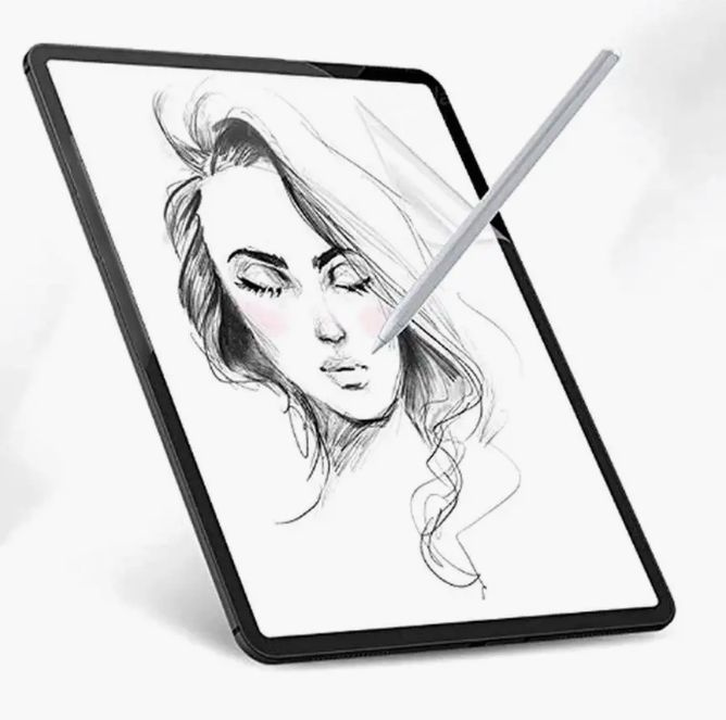 Матовая защитная пленка с эффектом бумаги для планшета Samsung Galaxy Tab S9 Plus + (12.4") 2023