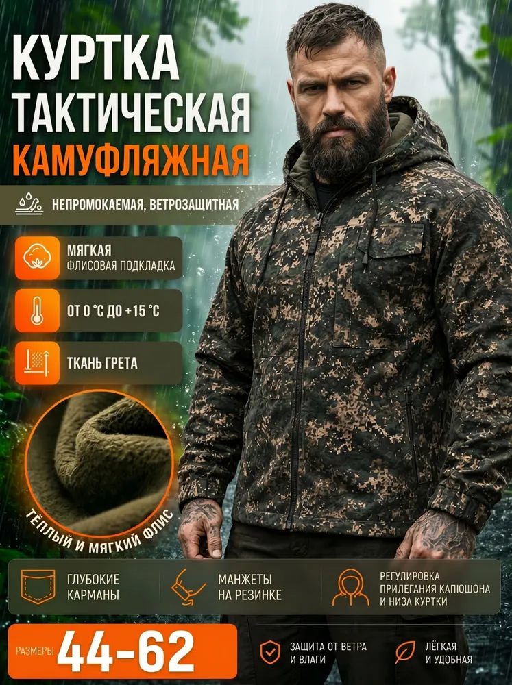 Куртка Ветровки на флисе