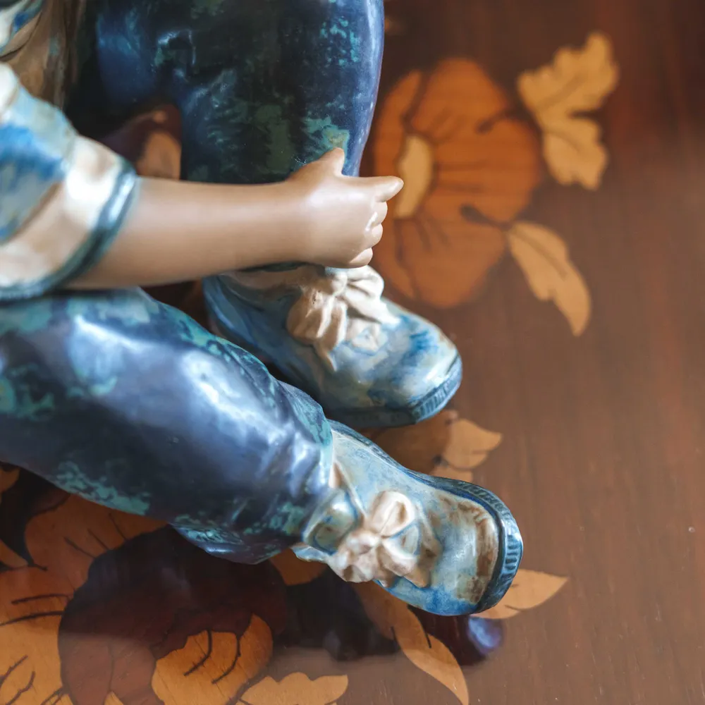 Задумчивый мальчик Фарфоровая мануфактура Lladro, вариант, фото 5