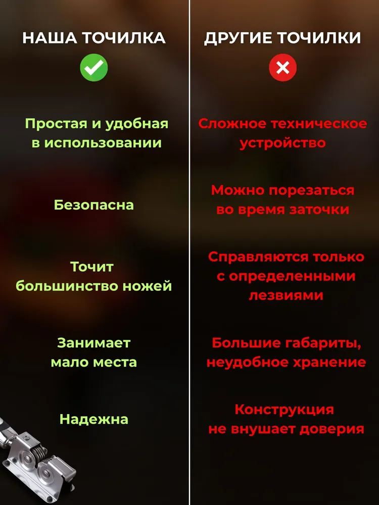Точилка для ножей, вариант, фото 6