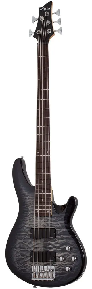 Schecter C-5 Plus CB Гитара бас, 5 струны, цвет Charcoal Burst, вариант