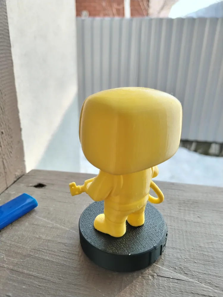 Хазмат, желтый, 12см