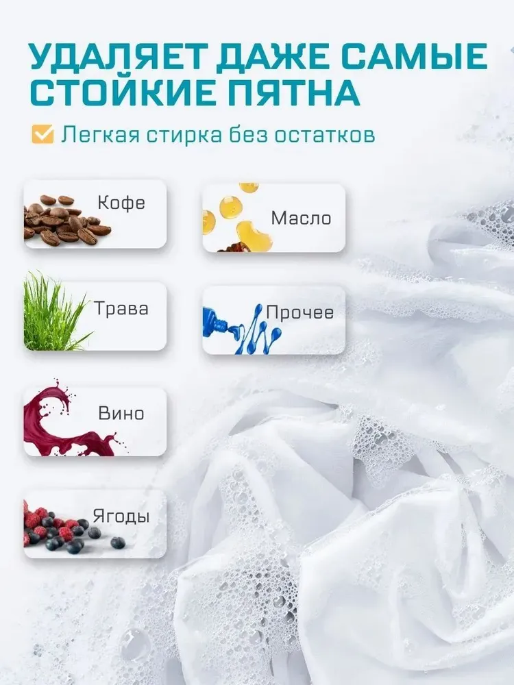 Хозяйственное мыло / Чудо-Мыло твердое / Пятновыводитель, отбеливающее для стирки 3 шт., 2 шт, фото 2