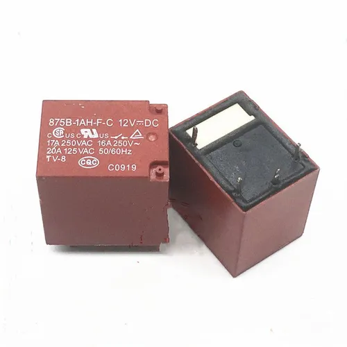 Электромагнитное реле 875B-1AH-F-C 12VDC, 1 Form A (НО), пыленепроницаемое, для PCB