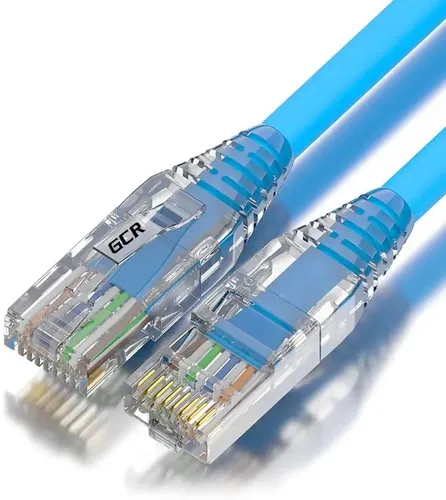 Патч-корд GREENCONNECT GCR-52627 UTP, кат.5E, 0.5м, 24AWG, многожильный, синий