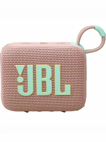 Беспроводная колонка GO4, портативная, bluetooth колонка, розовая