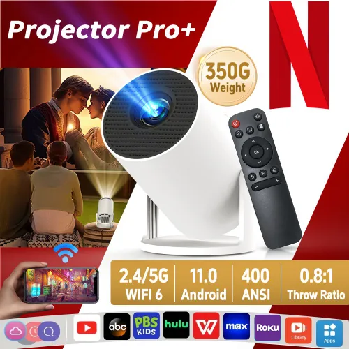 WEMI Проектор для фильмов projector, 1LCD, белый