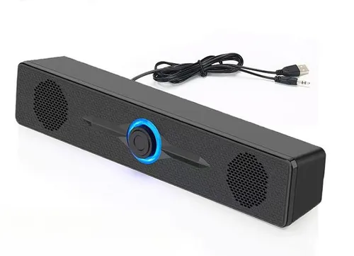 Прямоугольный домашний портативный проводной Bluetooth маленькая колонка с сабвуфером