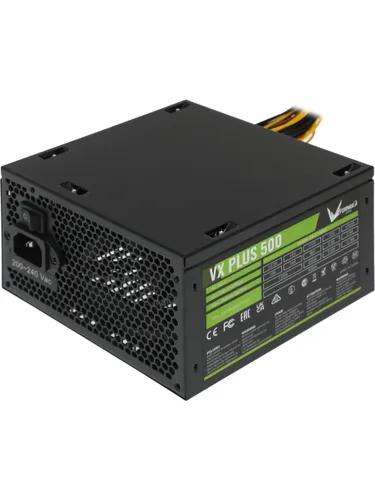 Formula V VX PLUS 500 Блок питания Aerocool / Formula ATX 500W AC VX PLUS (20+4pin) 120mm fan 3xSATA
