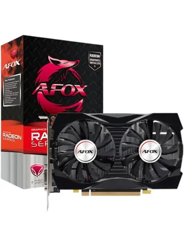 AFOX Видеокарта AFOX AFRX550-2048D5H5-V2 Видеокарта RX550 2GB GDDR5 128bit DVI DP HDMI 2FAN RTL 2 ГБ