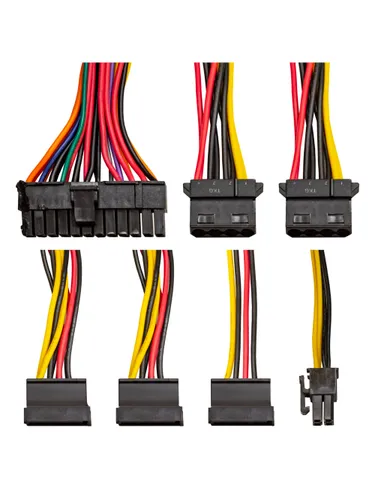 ExeGate EX219182RUS Блок питания 350W AB350 (ATX, 8cm fan, 24pin, 4pin, 3xSATA, 2xIDE)