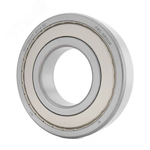 Подшипник шариковый радиальный FBC 6315 2Z, 75 160 37 мм