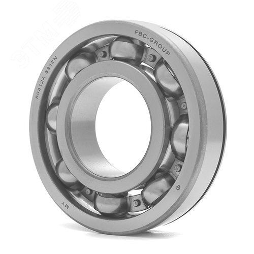 Подшипник шариковый радиальный FBC 6312N, 60 130 31 мм