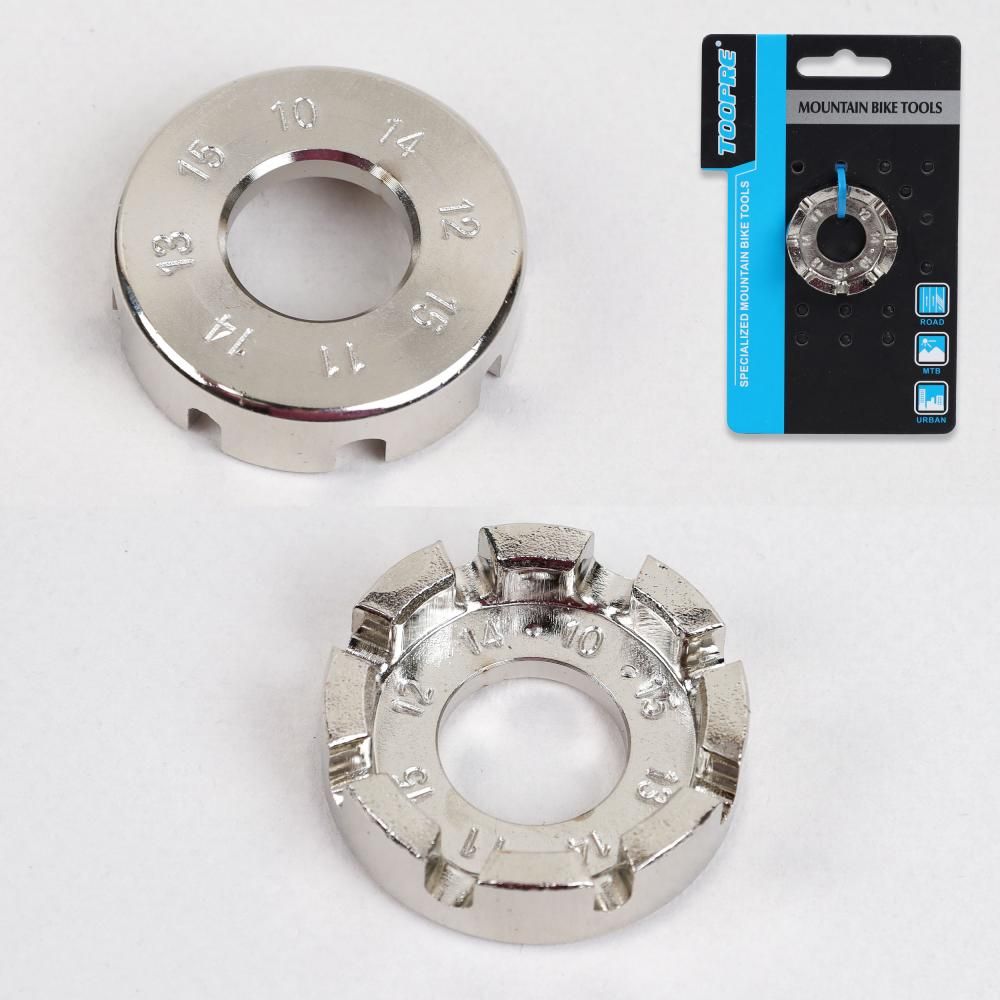 Спицевой ключ TOOPRE 10 15G, сталь, диаметр 38 мм Спицевой ключ TOOPRE 10 15G, сталь, диаметр 38 мм