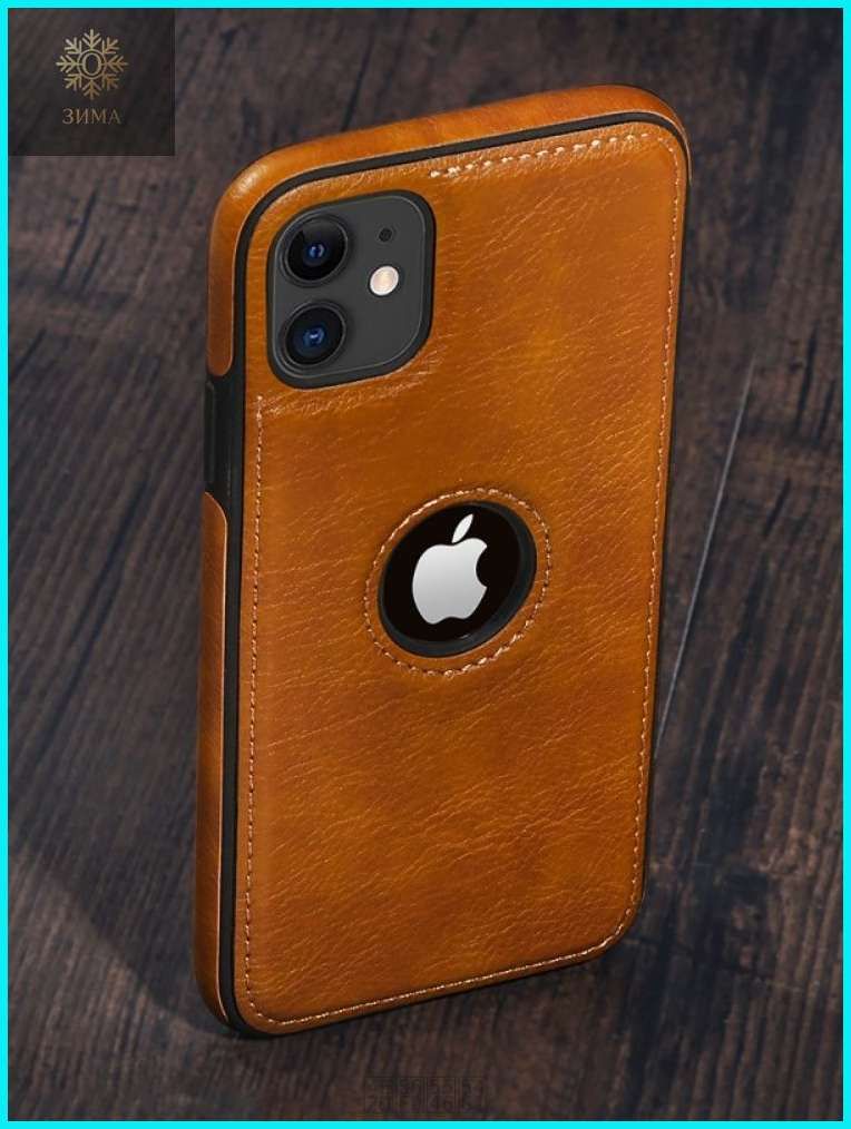 智能手机壳 用于 Apple iPhone 13 mini, 人造皮革, 棕色