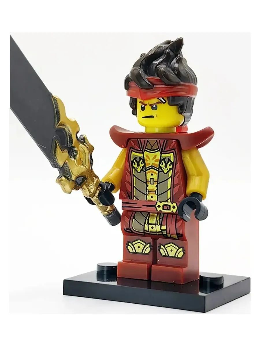 Фигурка Кай в костюме огненного дракона / Ниндзяго / Минифигурка Ninjago