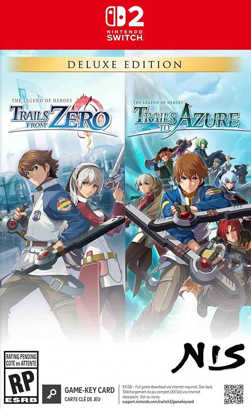 Игра The Legend of Heroes: Trails from Zero / Trails to Azure - Deluxe Ed. (Nintendo Switch 2)
