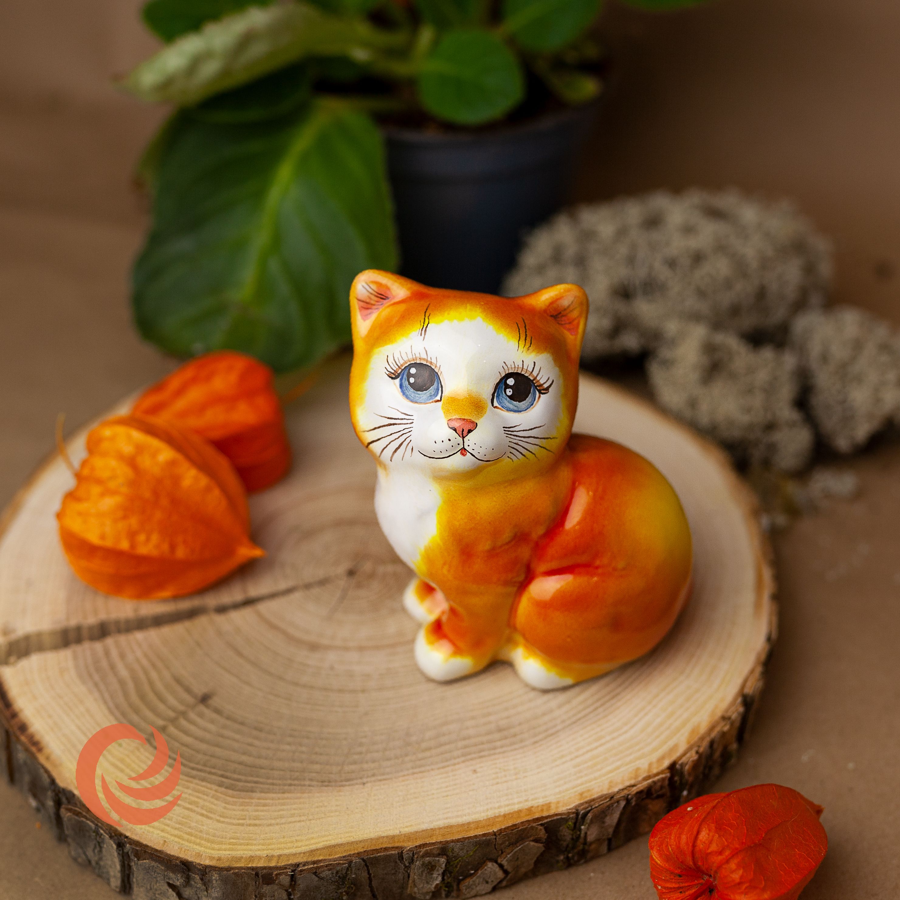 Фигурка декоративная Ярославская майолика фигурки-кошки арт 010438 ...