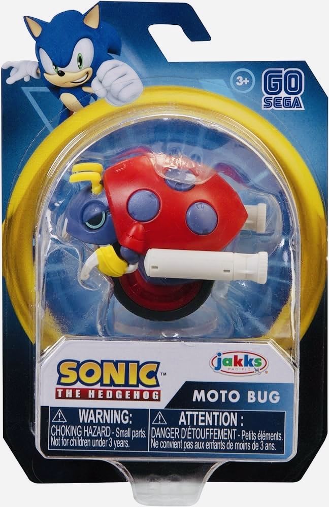 Sonic The Hedgehog Мотожук MOTO BUG Action Figure 2,5-дюймовая классическая коллекционная игрушка Соник