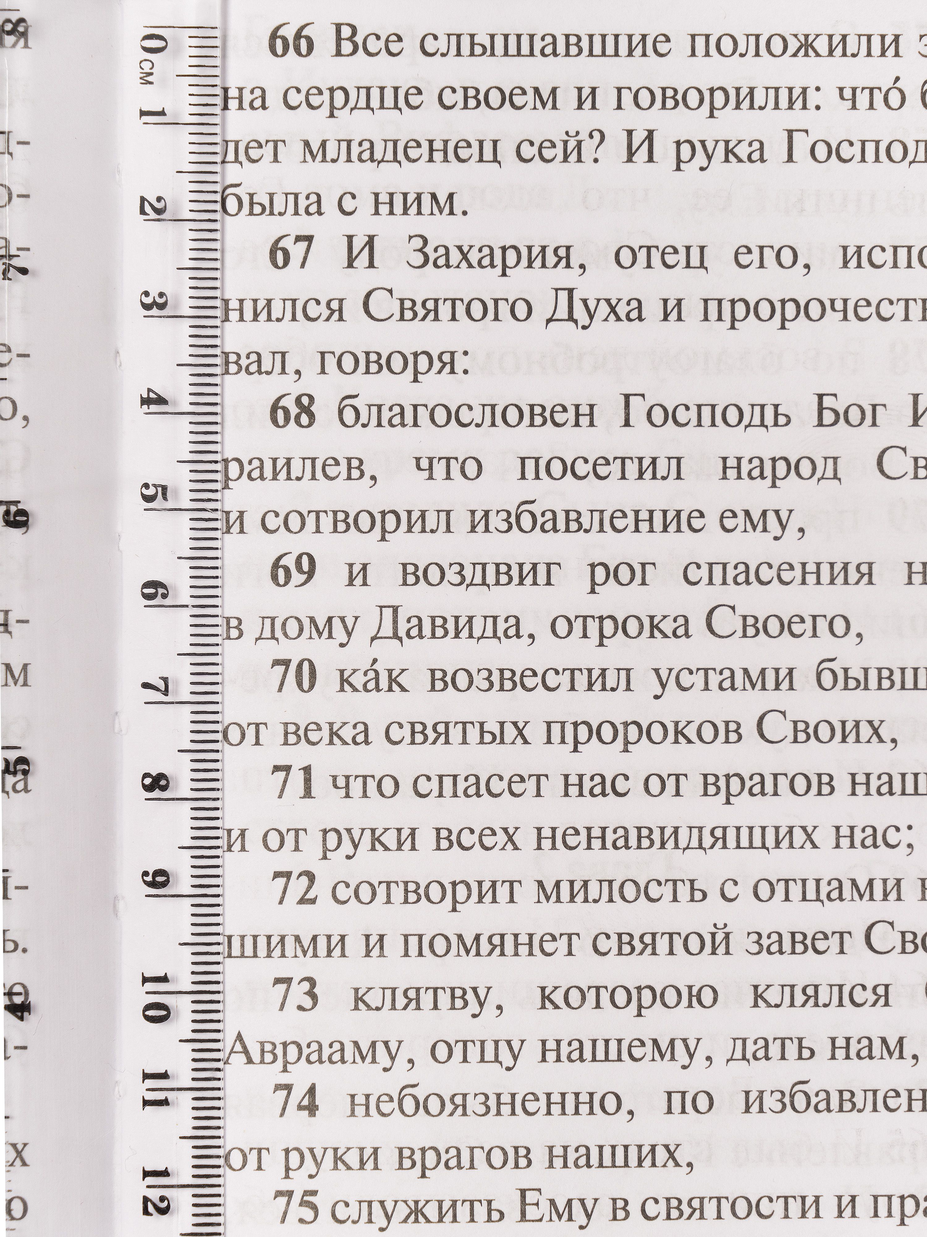 Святое Евангелие (на русском языке, средний формат). В твердом переплете с тиснением. Благовествование от Матфея, от Марка, от Луки, от Иоанна | The Holy Gospel (Medium Format, Hardcover with Embossing) - Ozon image 4