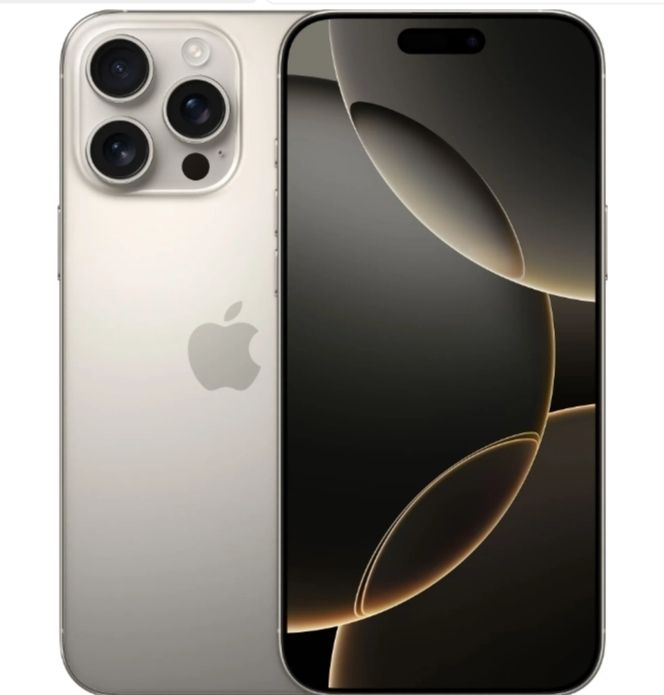 Apple Смартфон iPhone 16 Pro Max 8/1 ТБ, Nano-SIM, светло-бежевый
