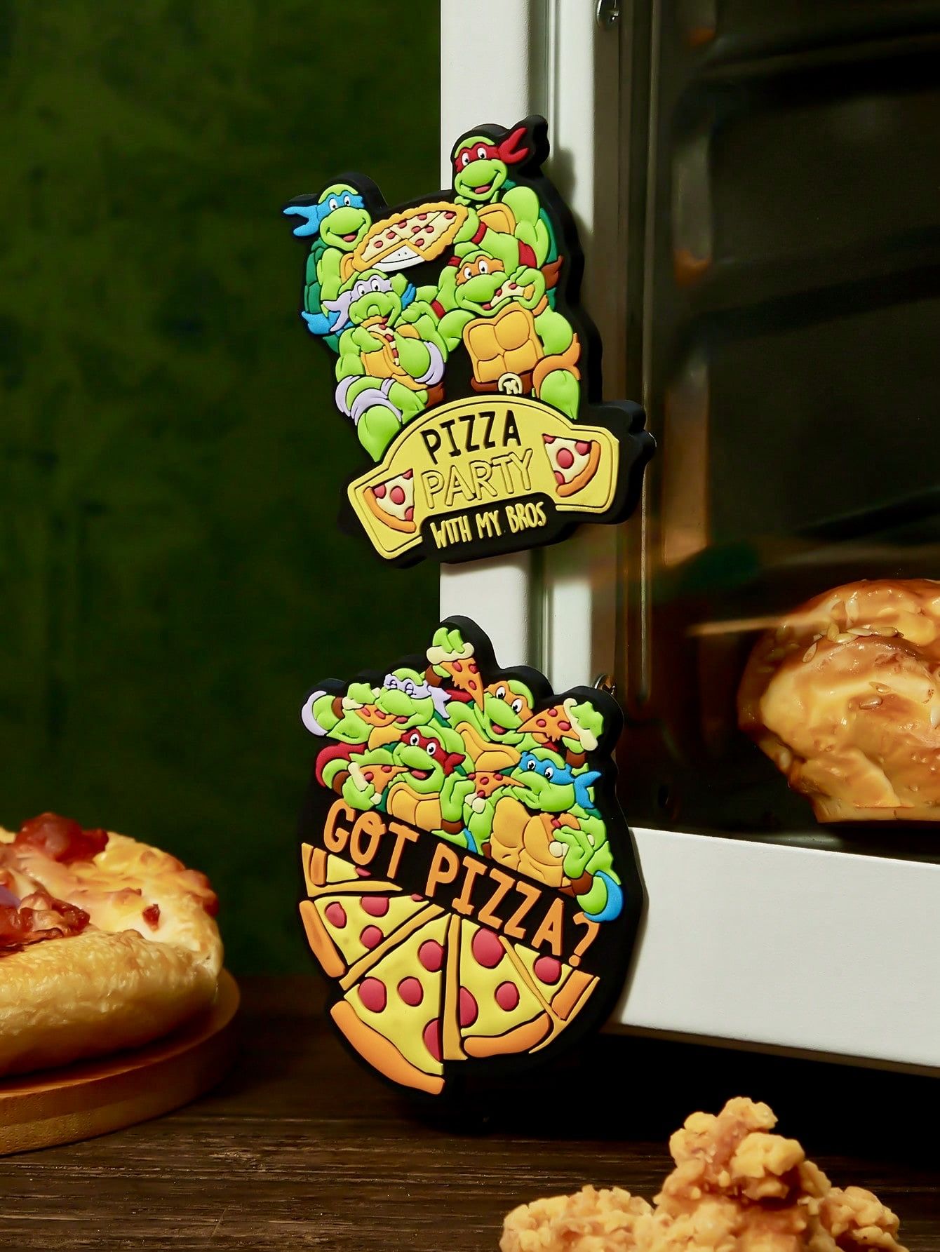Teenage Mutant Ninja Turtles / Черепашки-ниндзя Набор магнитов Got Pizza? и Pizza Party with My Bros