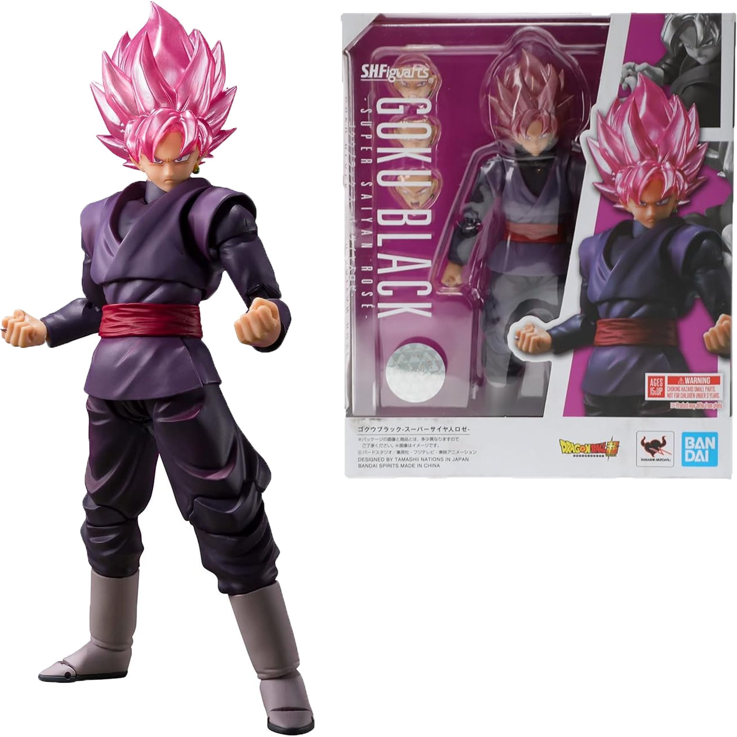 Экшн Фигурка Bandai S.H.FIGUARTS Dragon Ball Super, Goku Black