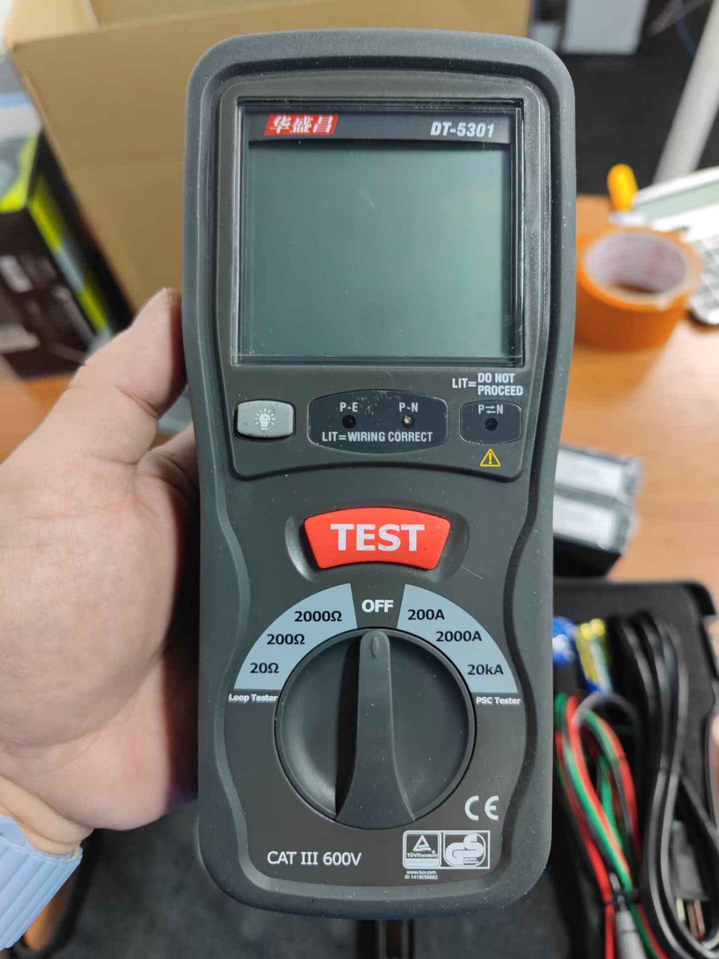 Измерительсопротивленияпетлифаза-нульCEMDT-5301