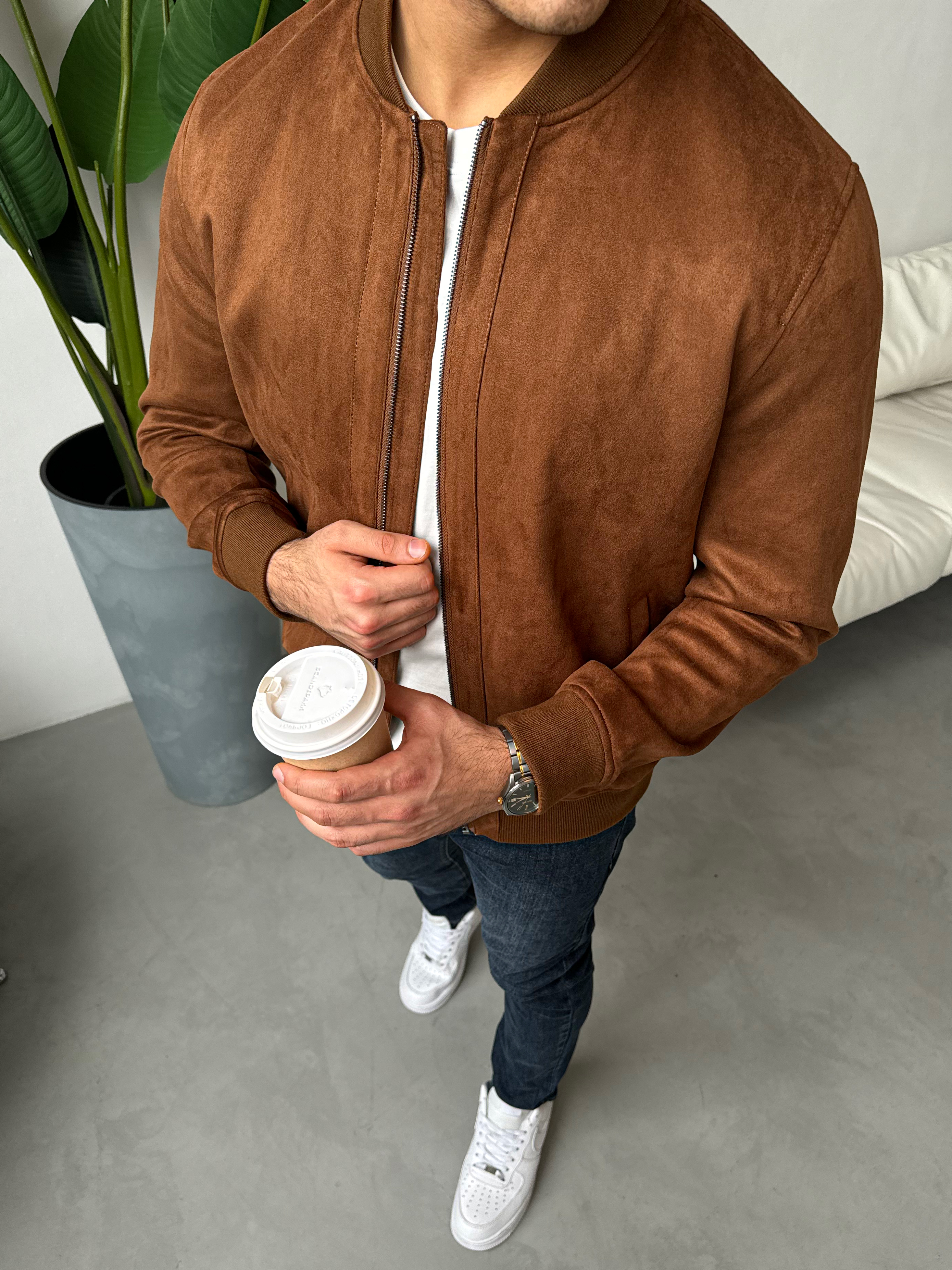 КурткаVERTAXдемисезоннаявесенняязамшевая