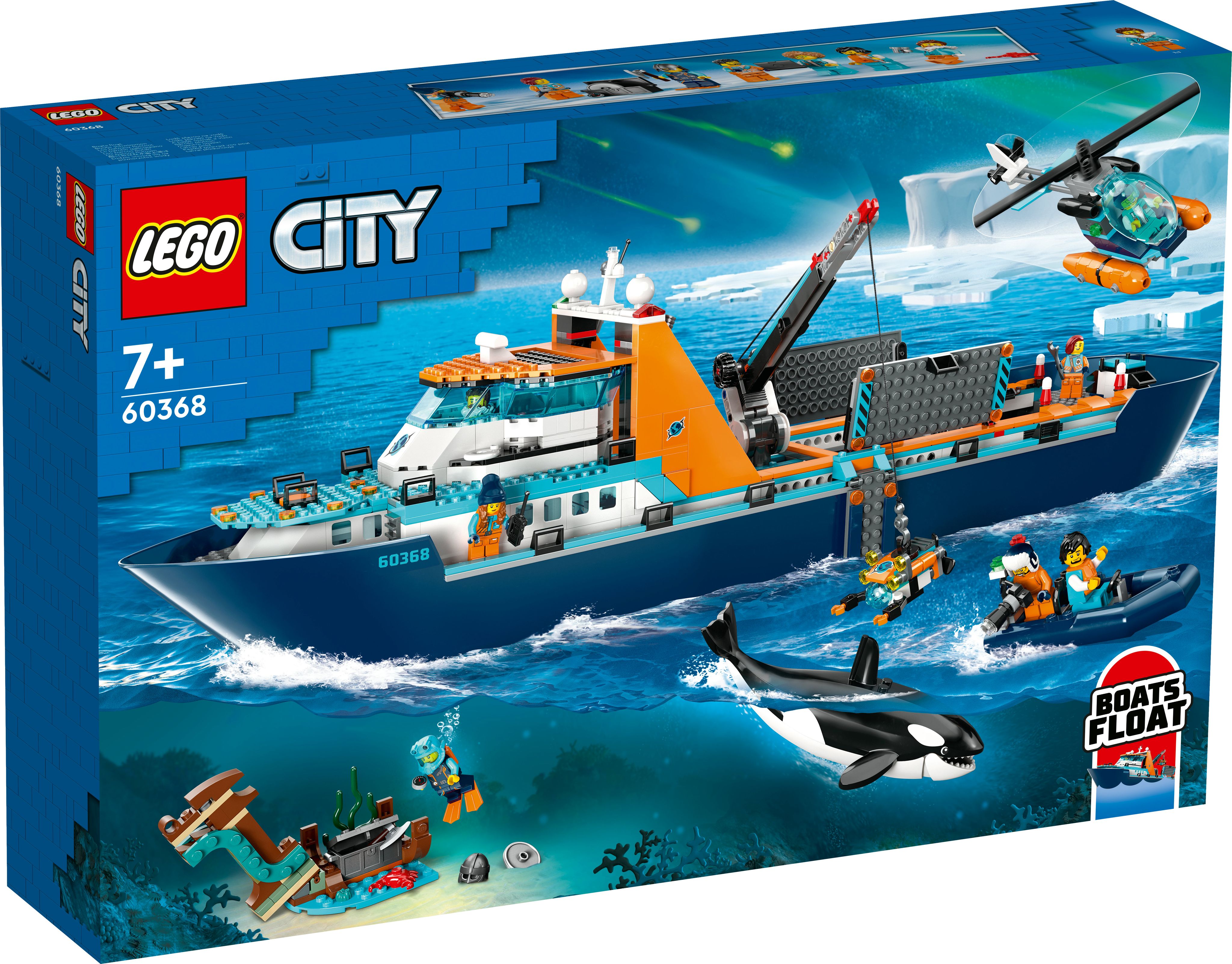 Конструктор LEGO City Корабль Arctic Explorer, 815 деталей