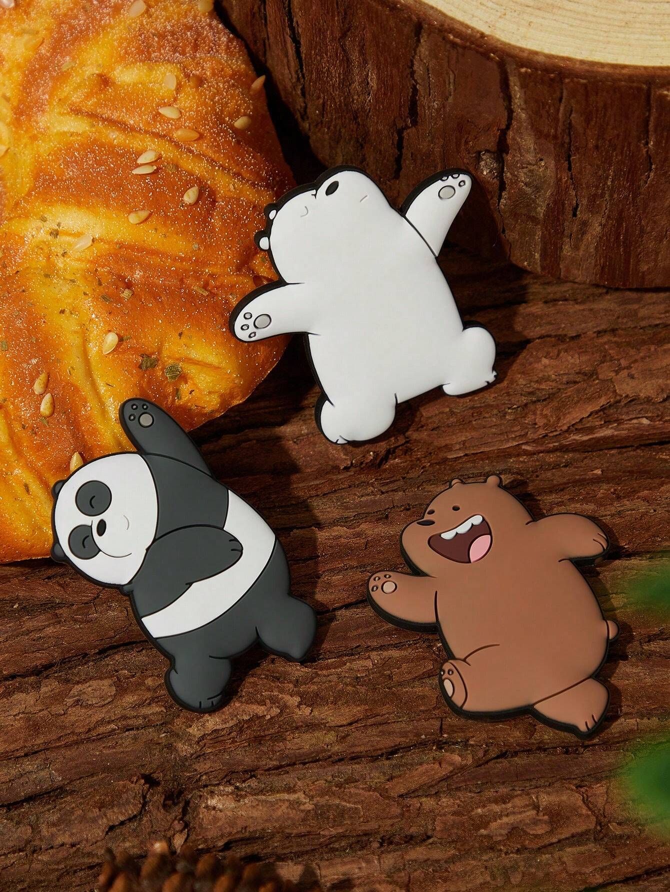 Вся правда о медведях / We Bare Bears Набор магнитов 3 шт.