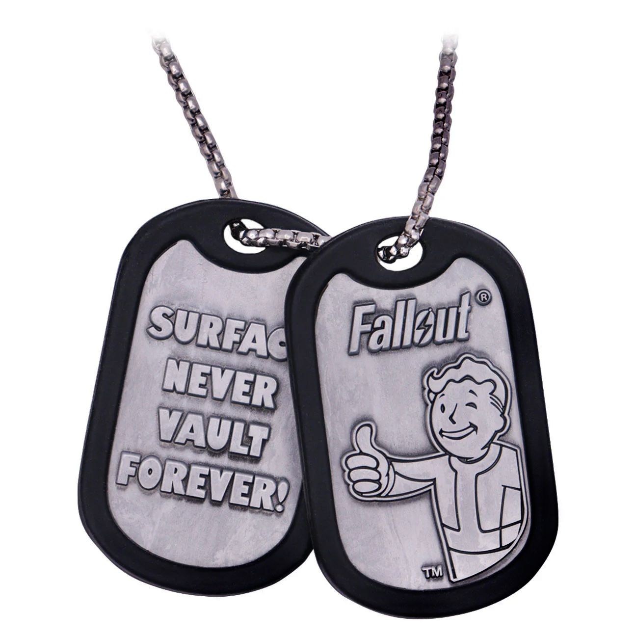 Fallout / Фоллаут Металлические Жетоны Vault-Tec (Dog Tags)